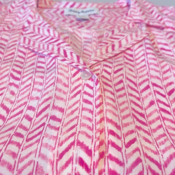 Tommy Bahama silk button down shirt - Picture 2 of 5